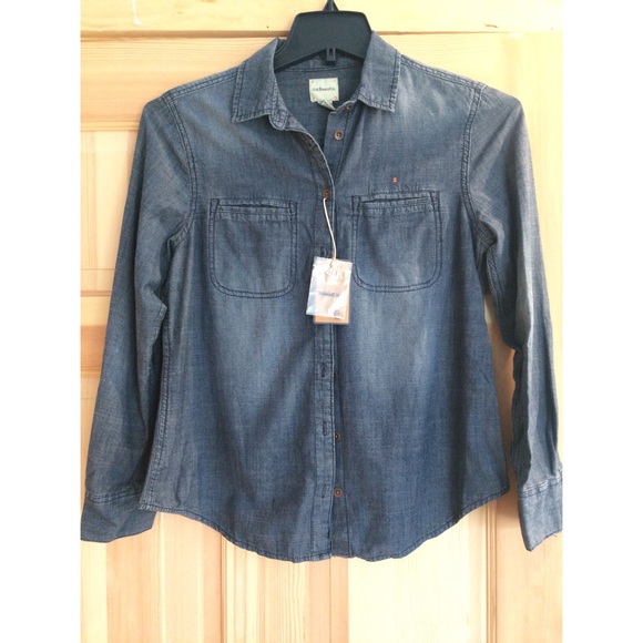 NWT BASS JEAN TOP - Picture 1 of 4